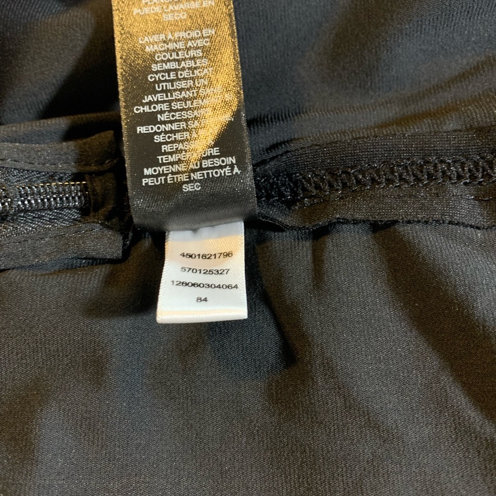 Y2K WHBM pencil skirt black diagonal stitching INSTANTLY SLIMMING fully lined - Picture 11 of 11
